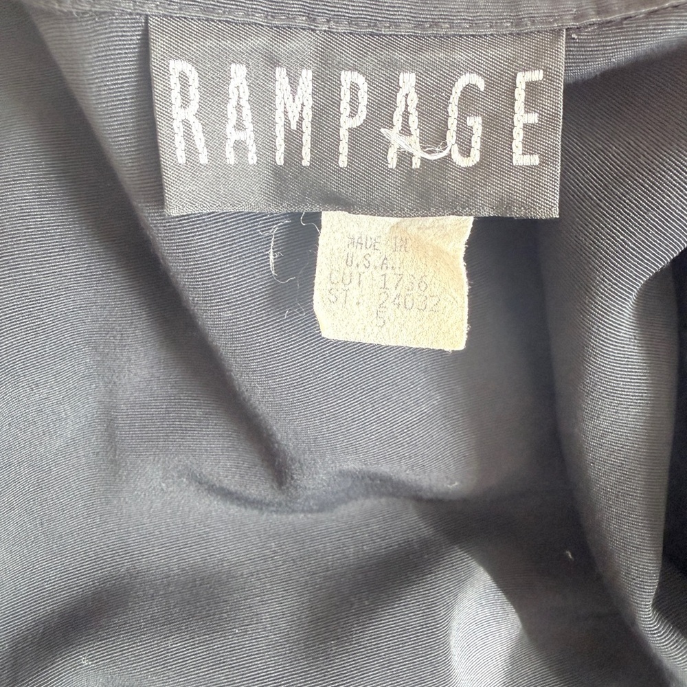 Rampage Black Dress with Pink Floral Sleeves - Picture 6 of 8